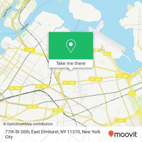 77th St 30th, East Elmhurst, NY 11370 map