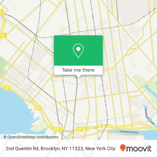 2nd Quentin Rd, Brooklyn, NY 11223 map