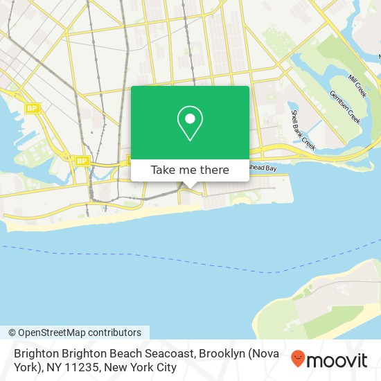 Brighton Brighton Beach Seacoast, Brooklyn (Nova York), NY 11235 map