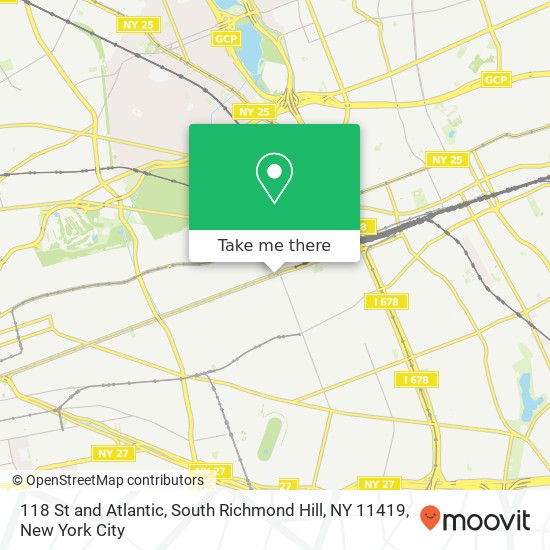 118 St and Atlantic, South Richmond Hill, NY 11419 map
