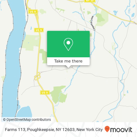 Mapa de Farms 113, Poughkeepsie, NY 12603