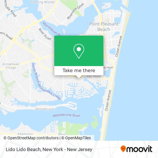 Mapa de Lido Lido Beach