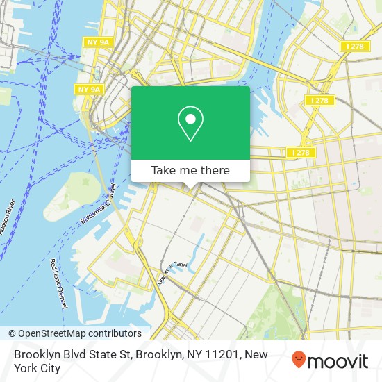 Mapa de Brooklyn Blvd State St, Brooklyn, NY 11201