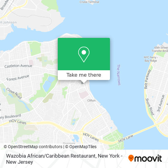 Mapa de Wazobia African / Caribbean Restaurant