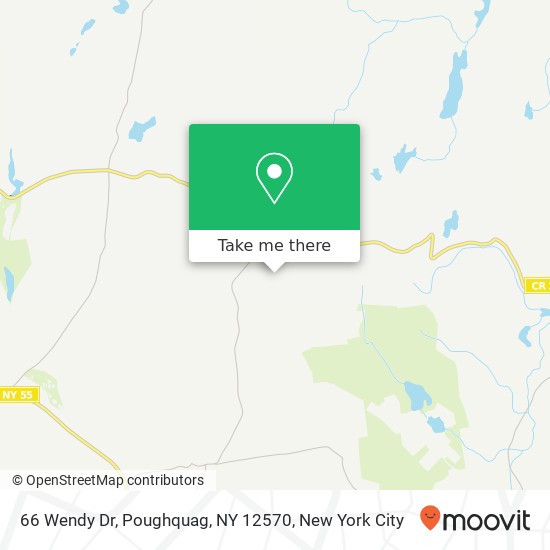 66 Wendy Dr, Poughquag, NY 12570 map