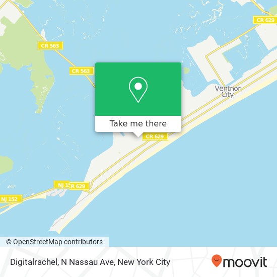 Mapa de Digitalrachel, N Nassau Ave