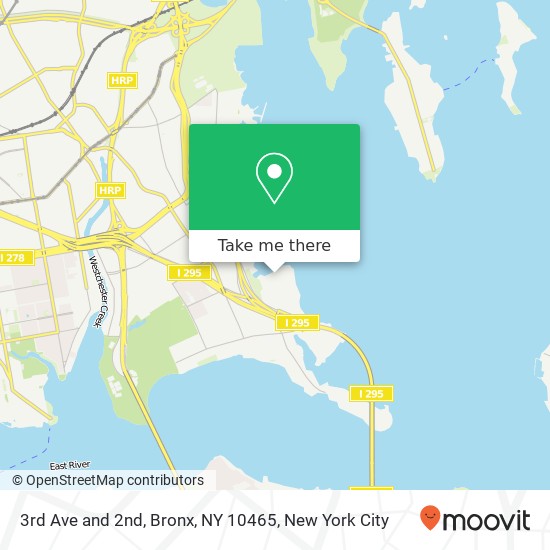 3rd Ave and 2nd, Bronx, NY 10465 map