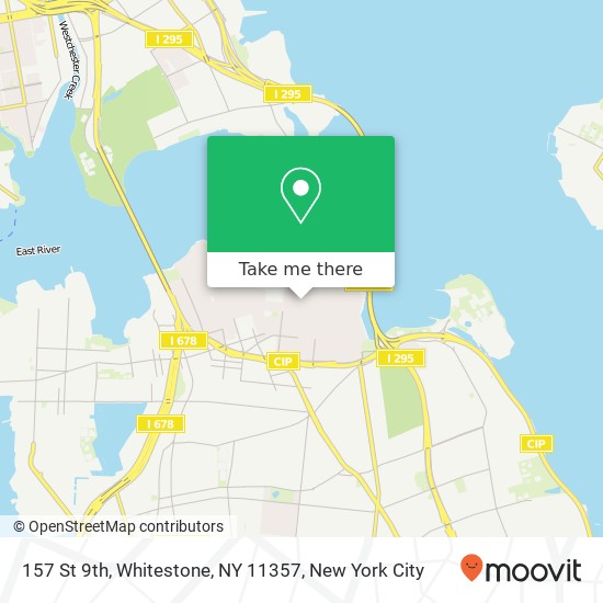 Mapa de 157 St 9th, Whitestone, NY 11357