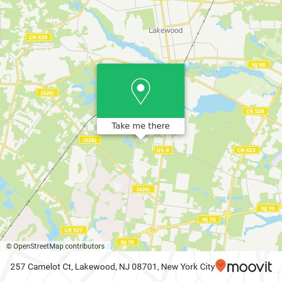 257 Camelot Ct, Lakewood, NJ 08701 map