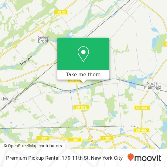 Mapa de Premium Pickup Rental, 179 11th St