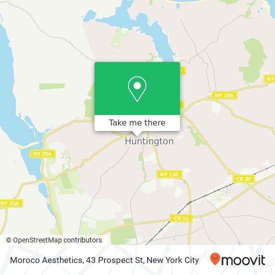 Mapa de Moroco Aesthetics, 43 Prospect St