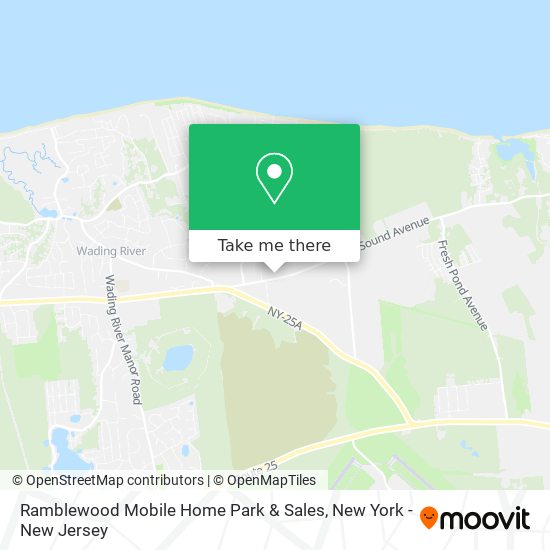 Ramblewood Mobile Home Park & Sales map