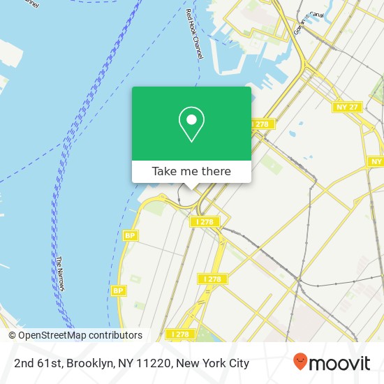 2nd 61st, Brooklyn, NY 11220 map