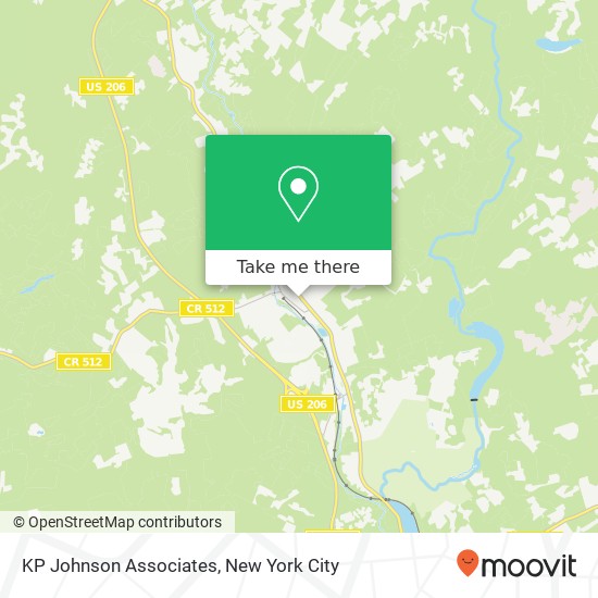 KP Johnson Associates map