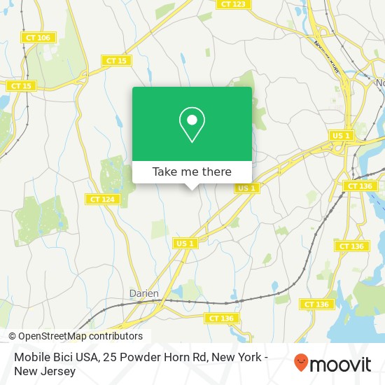 Mobile Bici USA, 25 Powder Horn Rd map