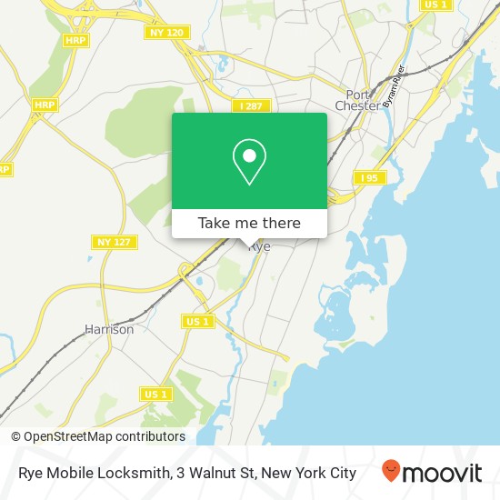 Rye Mobile Locksmith, 3 Walnut St map