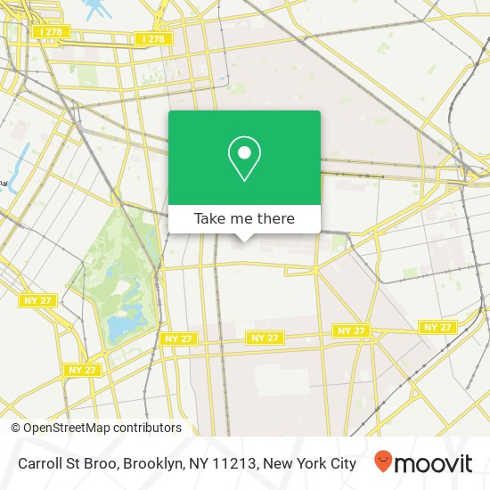 Mapa de Carroll St Broo, Brooklyn, NY 11213