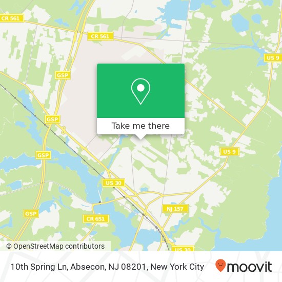 10th Spring Ln, Absecon, NJ 08201 map