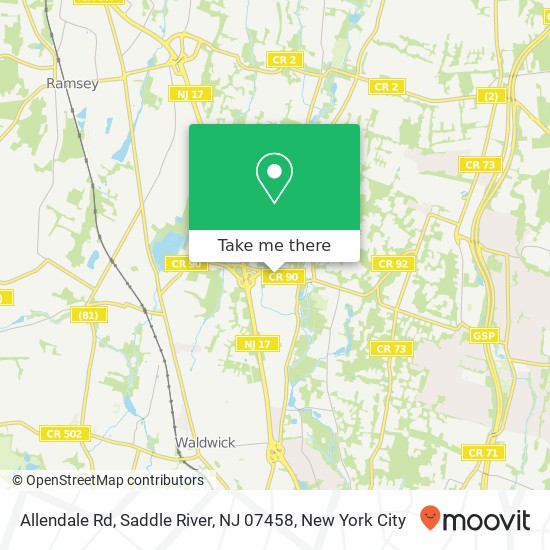 Allendale Rd, Saddle River, NJ 07458 map