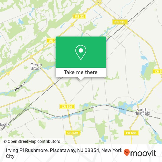 Irving Pl Rushmore, Piscataway, NJ 08854 map