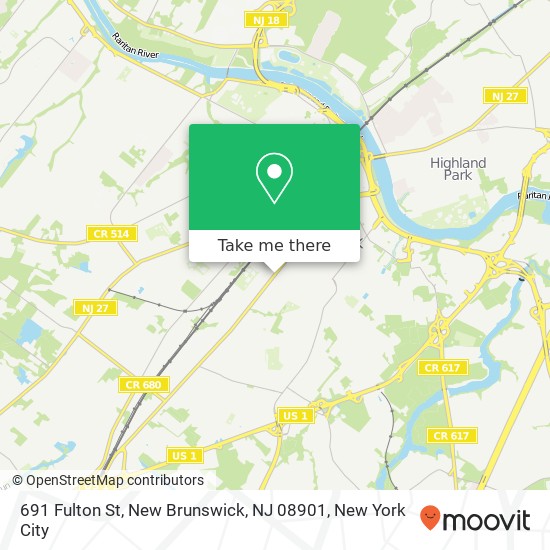 691 Fulton St, New Brunswick, NJ 08901 map