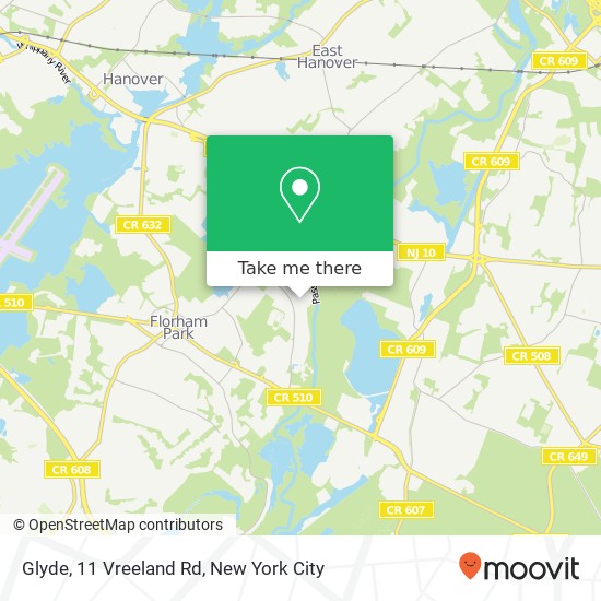 Mapa de Glyde, 11 Vreeland Rd