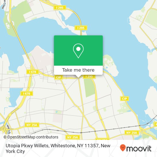 Utopia Pkwy Willets, Whitestone, NY 11357 map