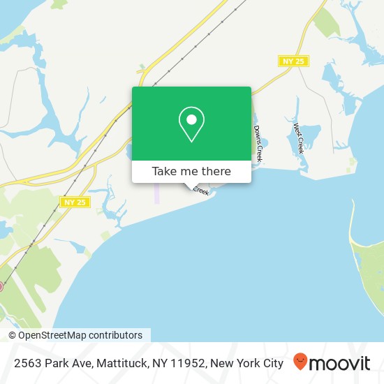 2563 Park Ave, Mattituck, NY 11952 map