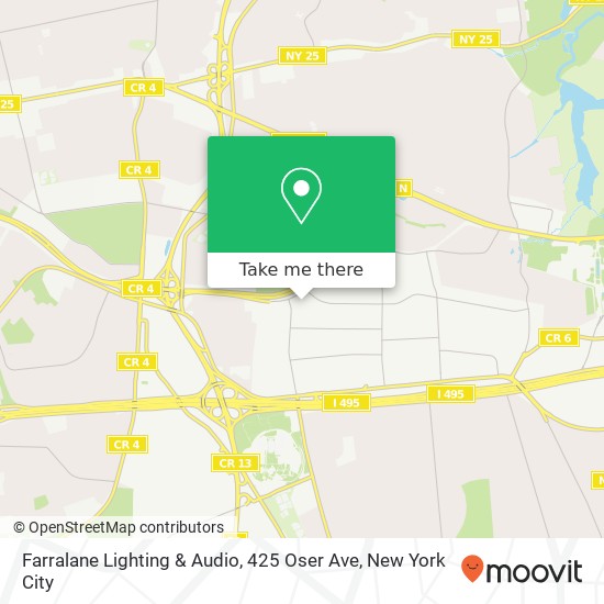 Farralane Lighting & Audio, 425 Oser Ave map