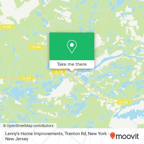 Lenny's Home Improvements, Trenton Rd map