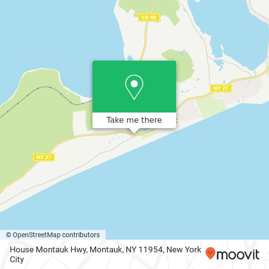 Mapa de House Montauk Hwy, Montauk, NY 11954