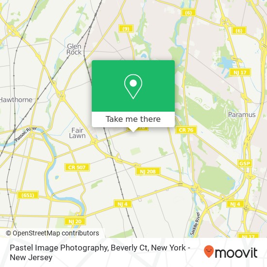 Mapa de Pastel Image Photography, Beverly Ct