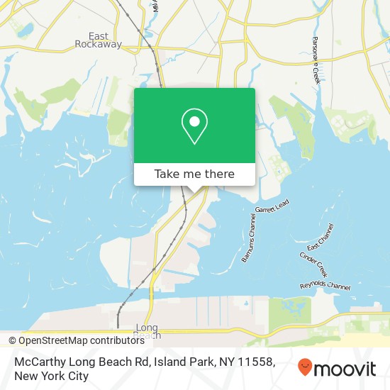 McCarthy Long Beach Rd, Island Park, NY 11558 map