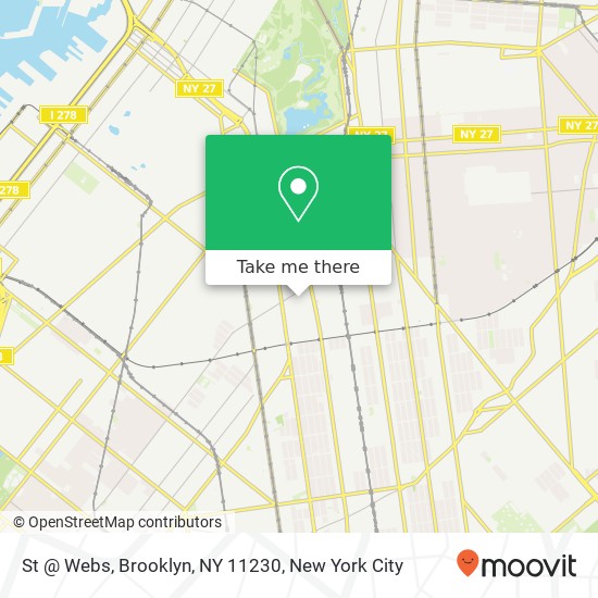 St @ Webs, Brooklyn, NY 11230 map