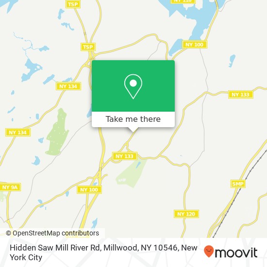 Mapa de Hidden Saw Mill River Rd, Millwood, NY 10546