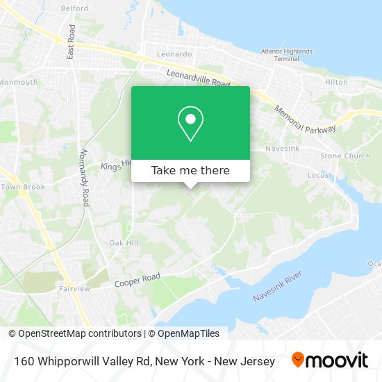 160 Whipporwill Valley Rd map