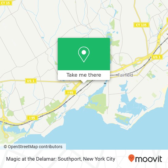 Mapa de Magic at the Delamar: Southport