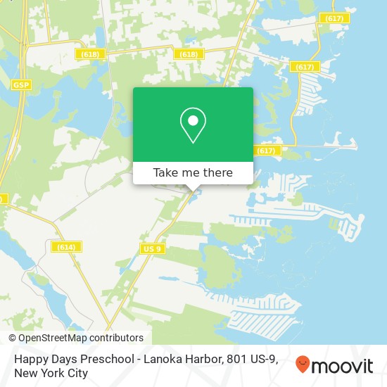 Happy Days Preschool - Lanoka Harbor, 801 US-9 map