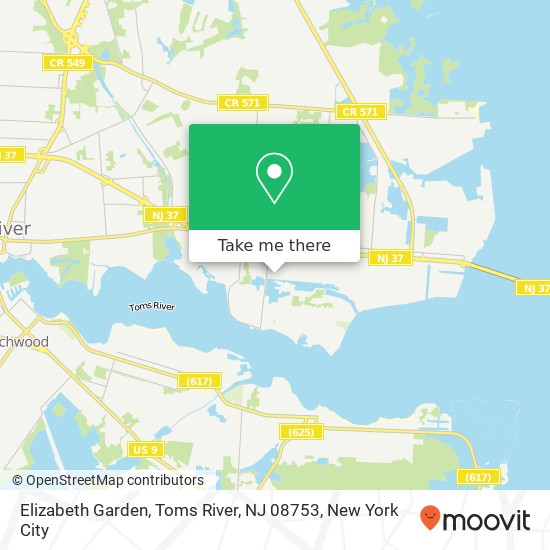 Elizabeth Garden, Toms River, NJ 08753 map