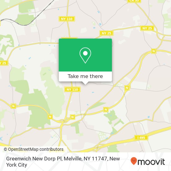 Mapa de Greenwich New Dorp Pl, Melville, NY 11747