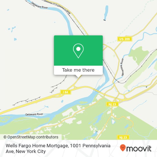 Wells Fargo Home Mortgage, 1001 Pennsylvania Ave map
