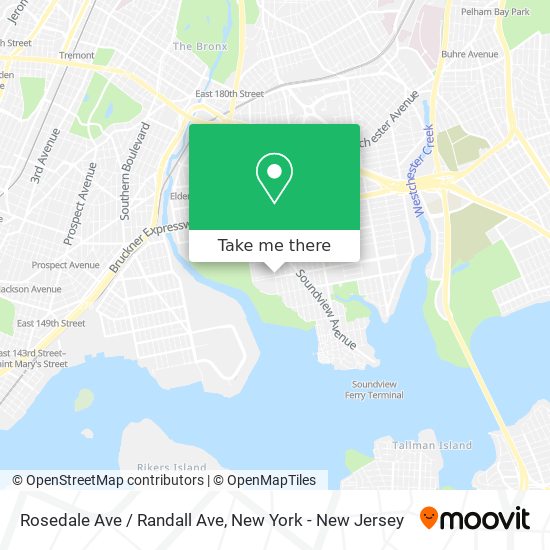 Rosedale Ave / Randall Ave map
