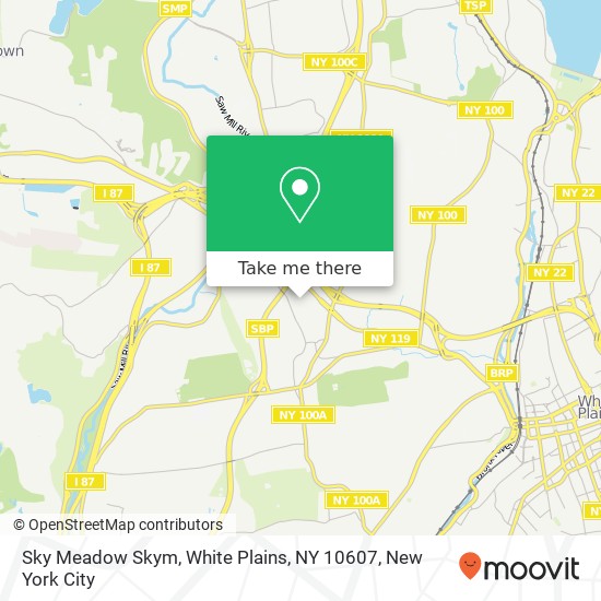 Sky Meadow Skym, White Plains, NY 10607 map