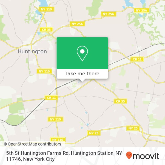 5th St Huntington Farms Rd, Huntington Station, NY 11746 map