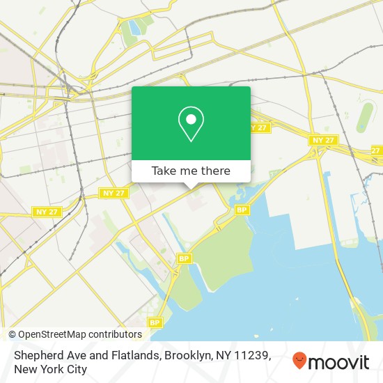 Mapa de Shepherd Ave and Flatlands, Brooklyn, NY 11239