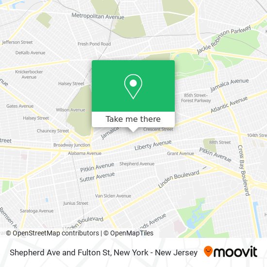 Mapa de Shepherd Ave and Fulton St