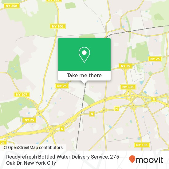 Mapa de Readyrefresh Bottled Water Delivery Service, 275 Oak Dr