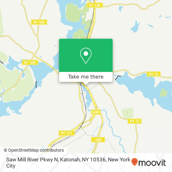 Mapa de Saw Mill River Pkwy N, Katonah, NY 10536