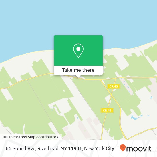 66 Sound Ave, Riverhead, NY 11901 map