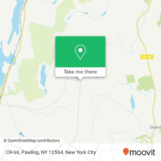 Mapa de CR-66, Pawling, NY 12564